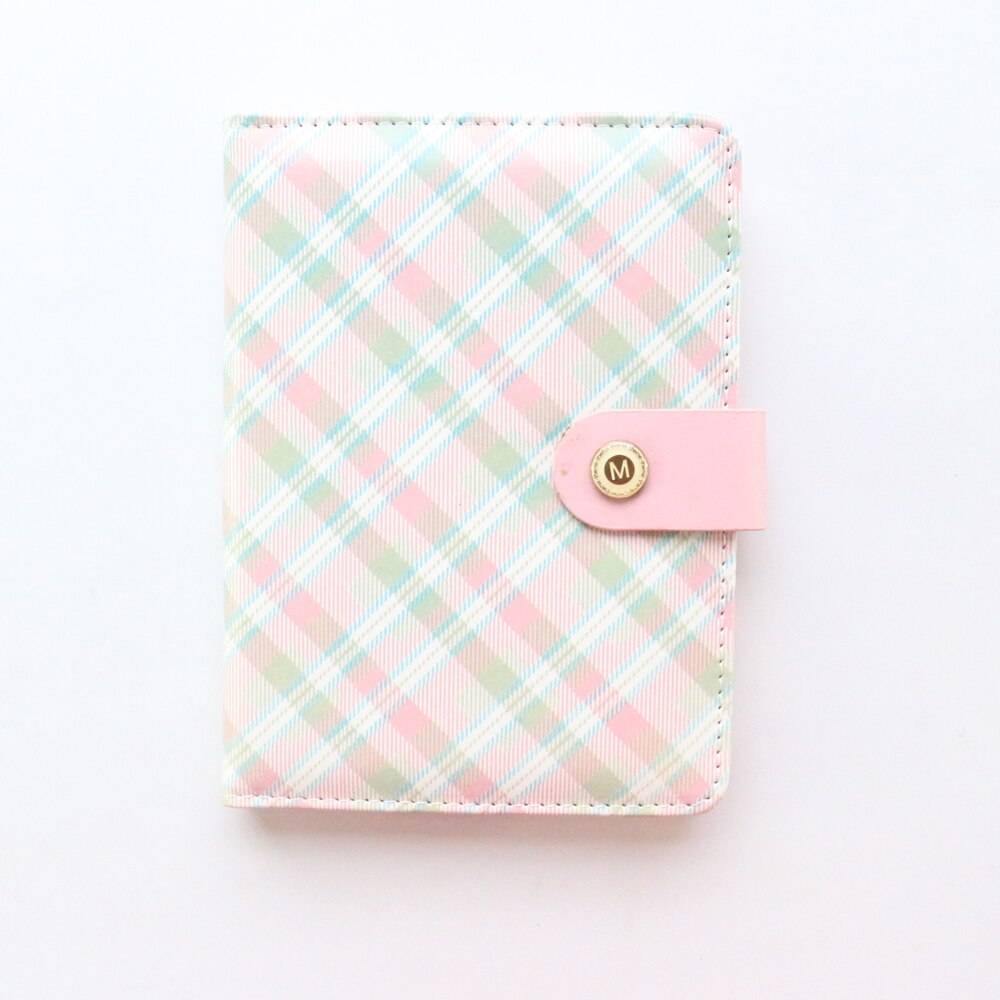 Domikee candy kawaii school student diary daily planner notebook cute hardcover leather agenda planner organizer A6: Light Green