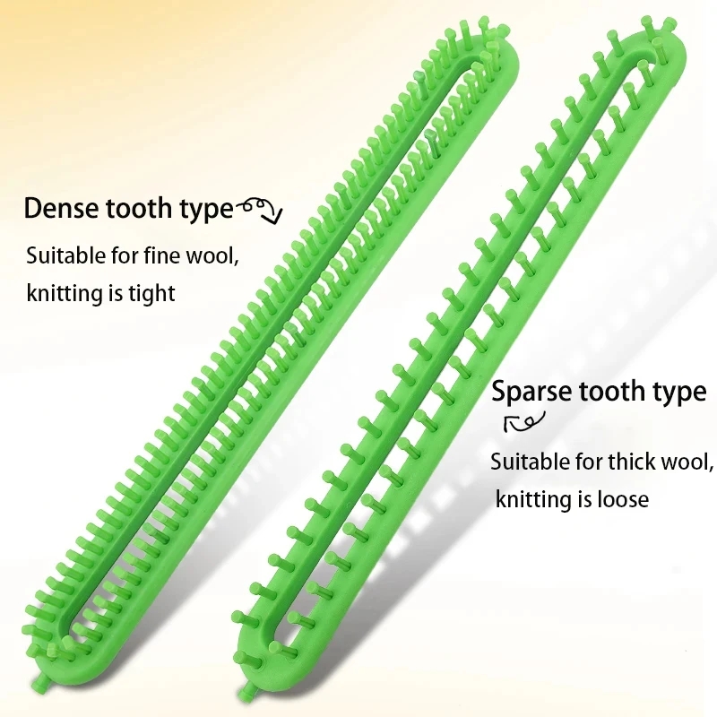 Rectangle Round Knitting Loom Weaving Scarf Sweater Hat Shawl Stitching Knitting Machine DIY Handmade Craft Braiding Tool