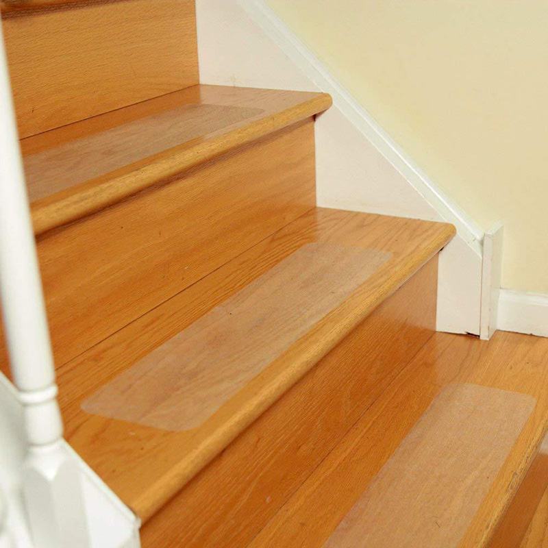 Kæledyrs trappe skridsikre klistermærker skridsikker gulvbånd klare trappetrin tæppebeskyttelsessæt til kæledyrsbørn gamle mænd ^