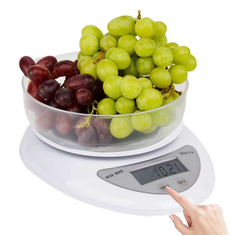 Electronic Digital Scale 5KG 1KG 0.1G LCD Monitor Electronic Kitchen Scale Mini Precision Scale Food Scale for Food Balance