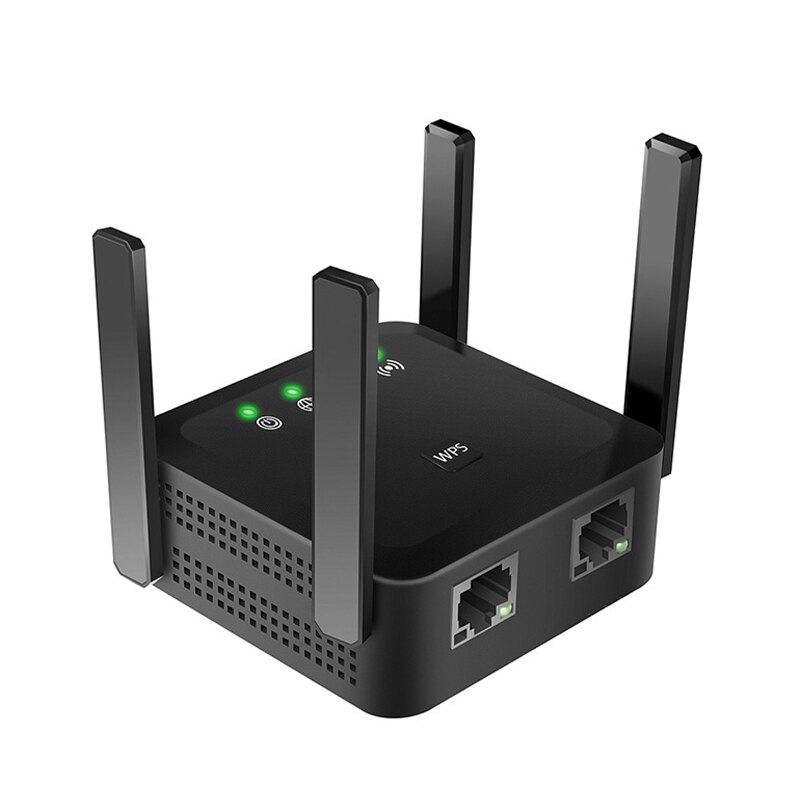 Répéteur amplificateur de wifi sans fil, appareil pour amplifier le signal, longue portée, 5 Ghz, 1200 Mbps, 2,4 G, 802.11N: EU Plug / 2.4G 5G Black