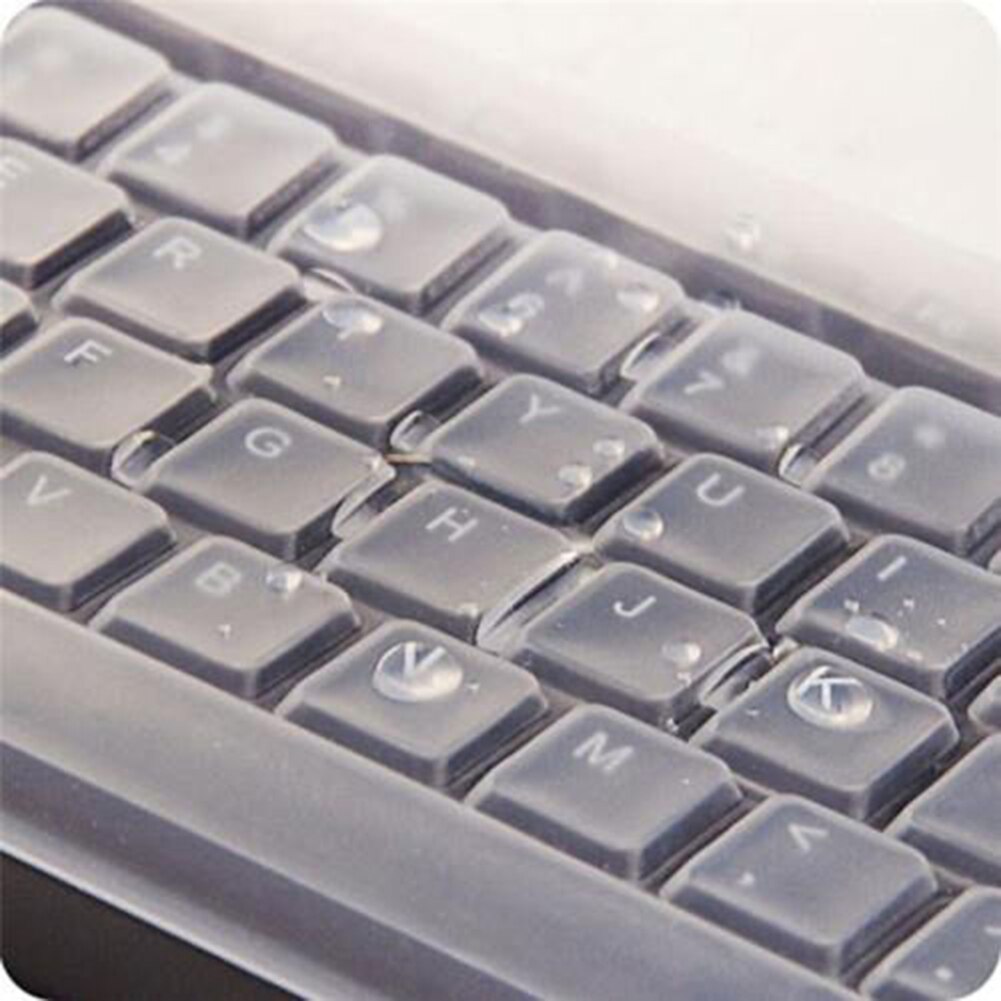 Universele Waterdicht Stofdicht Siliconen Desktop Computer Toetsenbord Cover Skin Protector Film Cover