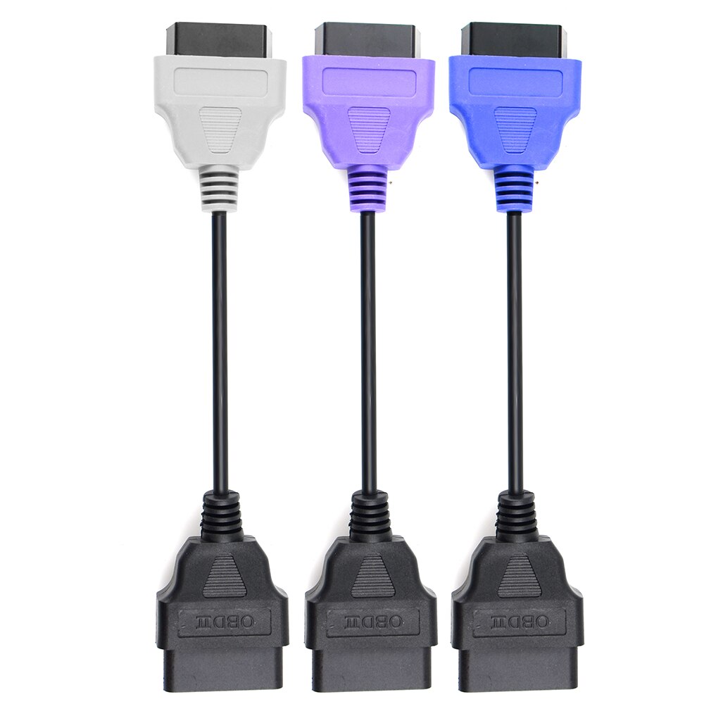 Voor Fiatecuscan Adapter Obd OBD2 Connector Multiecuscan Abs Airbag Obd2 Scanner Diagnostische Kabel Voor Fi-Op Ecu scan