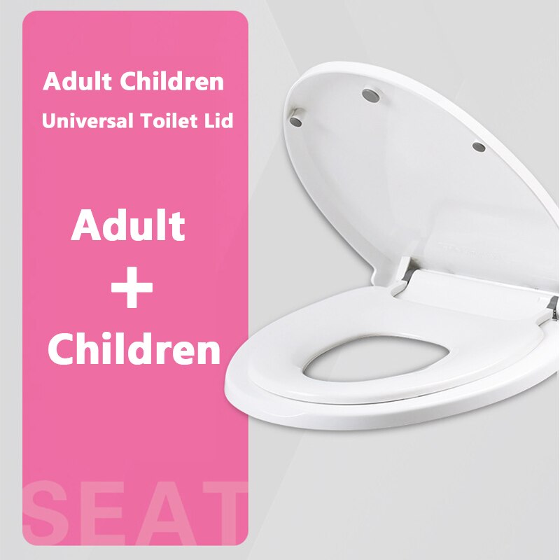 Ouv form barn voksen toiletsæde med barnepottetræning dækning pp materiale dobbeltsæder sikkert praktisk til voksne børn