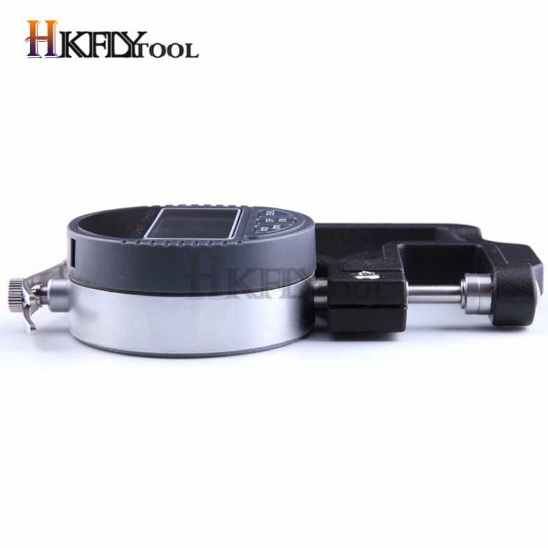 Instruments de mesure de largeur 0-12.7mm 0.01mm/0.001mm jauge d'épaisseur Type presse micromètre numérique LCD indicateur d'épaisseur