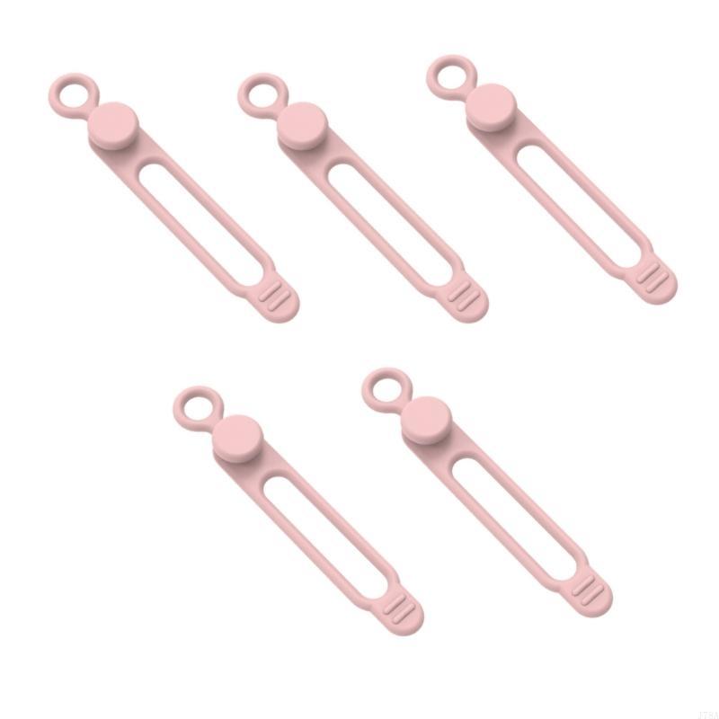 J78a genanvendelige kabelstropper, kabelbinder, kabelledningsorganisatorer til køkkenkontoret: Grå