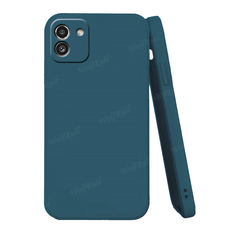 For Cover Samsung Galaxy A03 Case For Samsung A03 Capas ShockProof Phone Bumper TPU Soft Cover For Samsung A03 Core A 03 Fundas: For Samsung A03 / Blue
