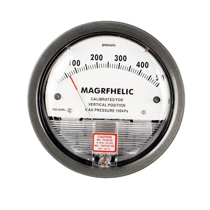 0-500Pa Micro Differential Pressure Gauge High Precision 1/8 "NPT Air Pressure Meter Barometer TE2000