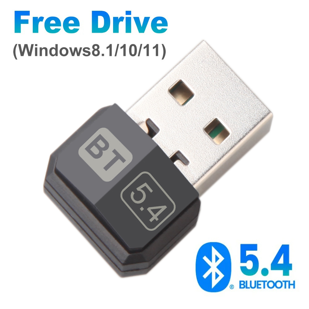 Bluetooth 5.4 USB Adapter Transmitter Bluetooth Receiver Audio Bluetooth Dongle Wireless USB Adapter for Computer PC Laptop