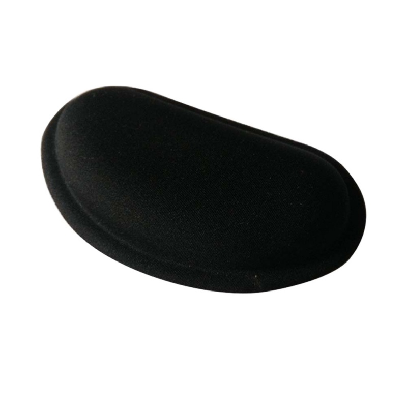 Podkładka pod mysz do gier Komfortowa podkładka pod nadgarstek 3D Żel krzemionkowy Poduszka na rękę z pianki bawełnianej Ergonomiczna podkładka pod mysz dla graczy PC Gaming: Black