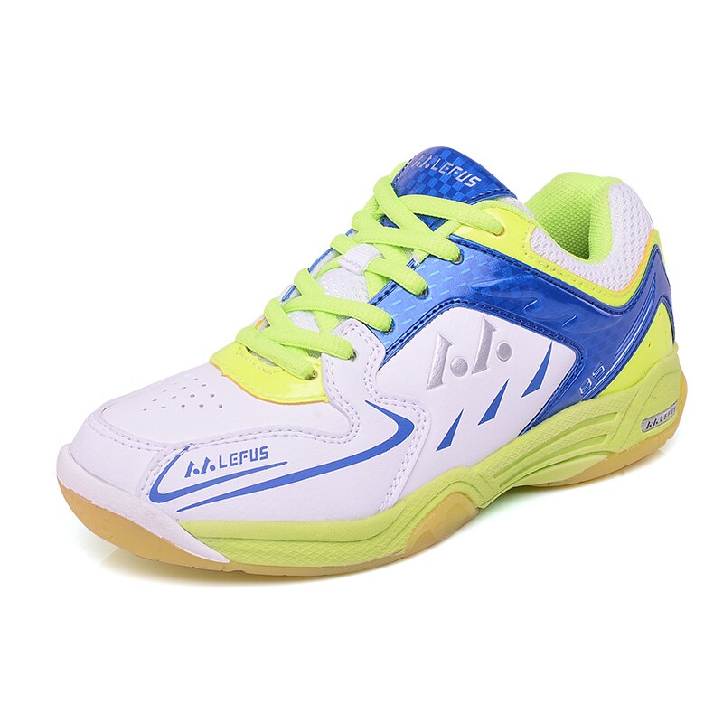 Table Tennis Shoes for Kids Children Girls Boys Badminton Shoes Breathable Anti-skid Badminton Sneakers Indoor Sport Shoes: Green / 35