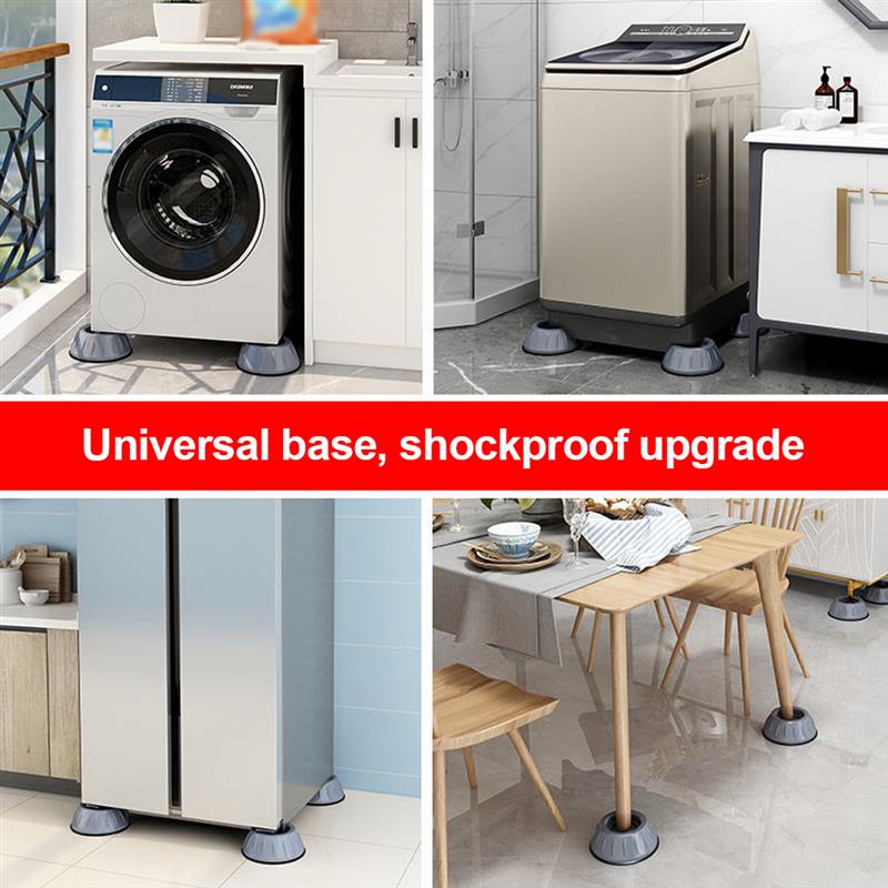 4Stck Anti-Vibration Füße Pads Universal- Waschmaschine Gummi matt Anti-Vibration Pad nicht-Unterhose Pad trockner Kühlschrank Basis Befestigt
