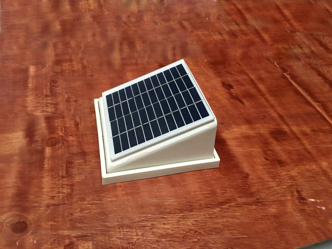 thumbnail image 2 of Buy 12 Volts Solar Power Attic Gable Roof Vent Brushless DC Motor 1720 Cfm Ventilator Fan 2 of 14