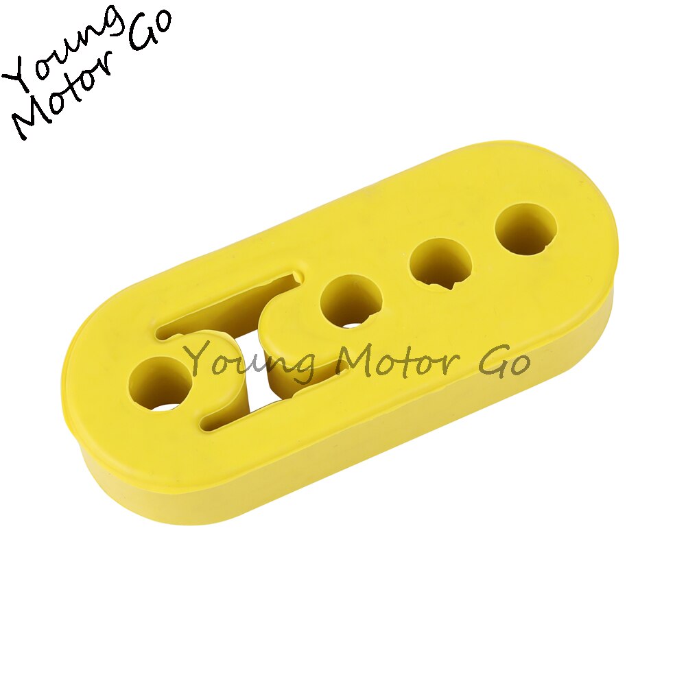 Soporte Universal de goma de poliuretano para tubo de escape de coche, colgador, silenciador, aislante, buje, WLR8952: L Yellow