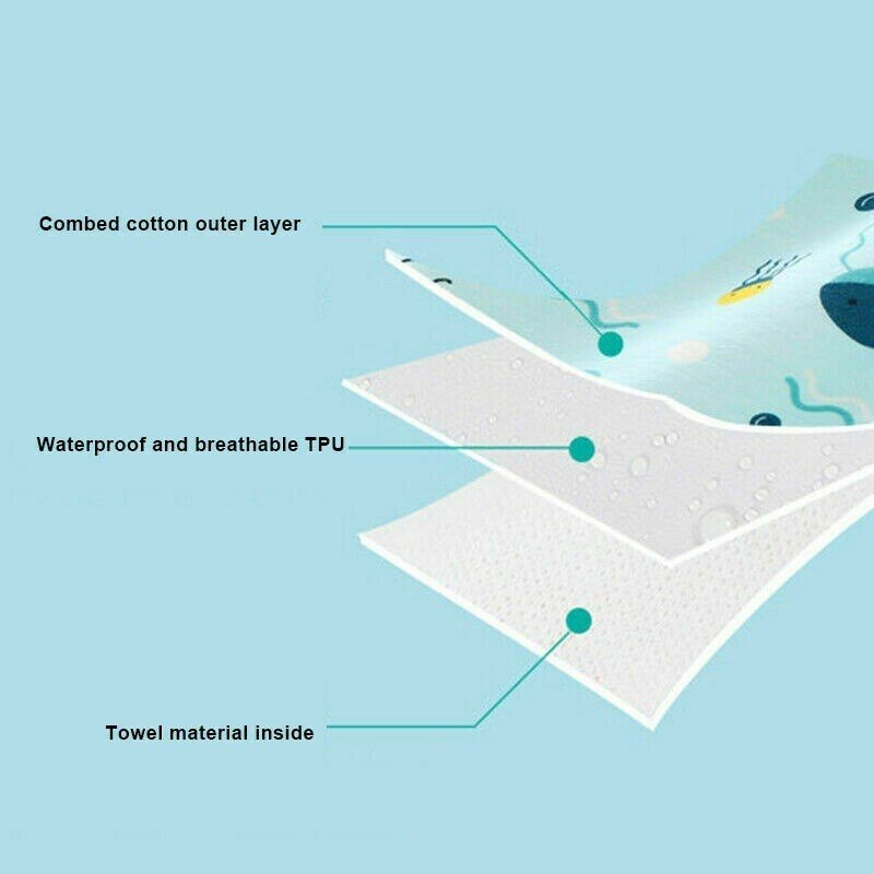 Baby Kids Comfy Cotton Diaper Skirt Shorts Pants 2 In 1 Waterproof and Absorbent