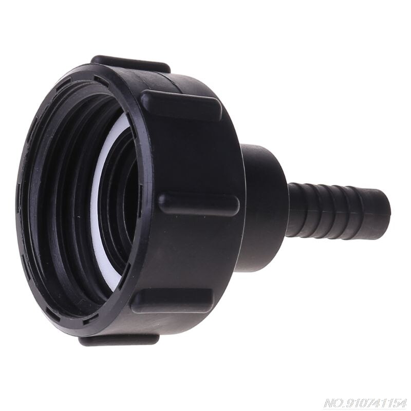 IBC Tote Tank Food Grade Drain Adapter 2.36\" Coarse Thread To 16mm Hose Faucet Valve D08 20