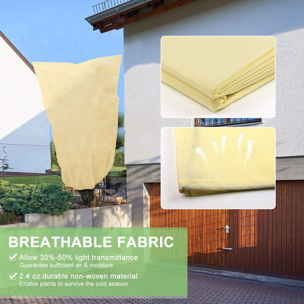 Frost Proof Tree Cover Plant Freeze Protection Covers Winter Plant Frost Cover Blanket Jacket For Plants