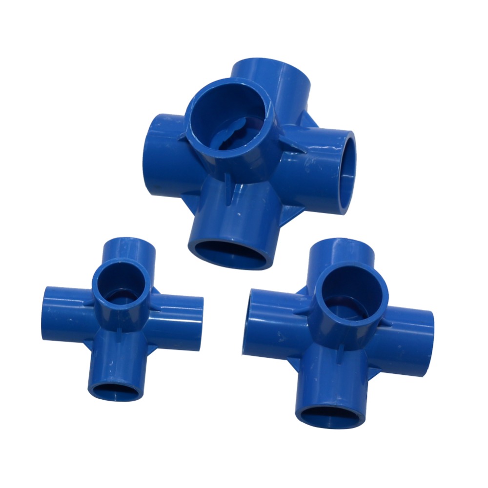 1Pc Inner Diameter 25mm Three-way Four-way Five-way PVC Pipe Connectors Home Garden Irrigation Water Tube DIY Accessories
