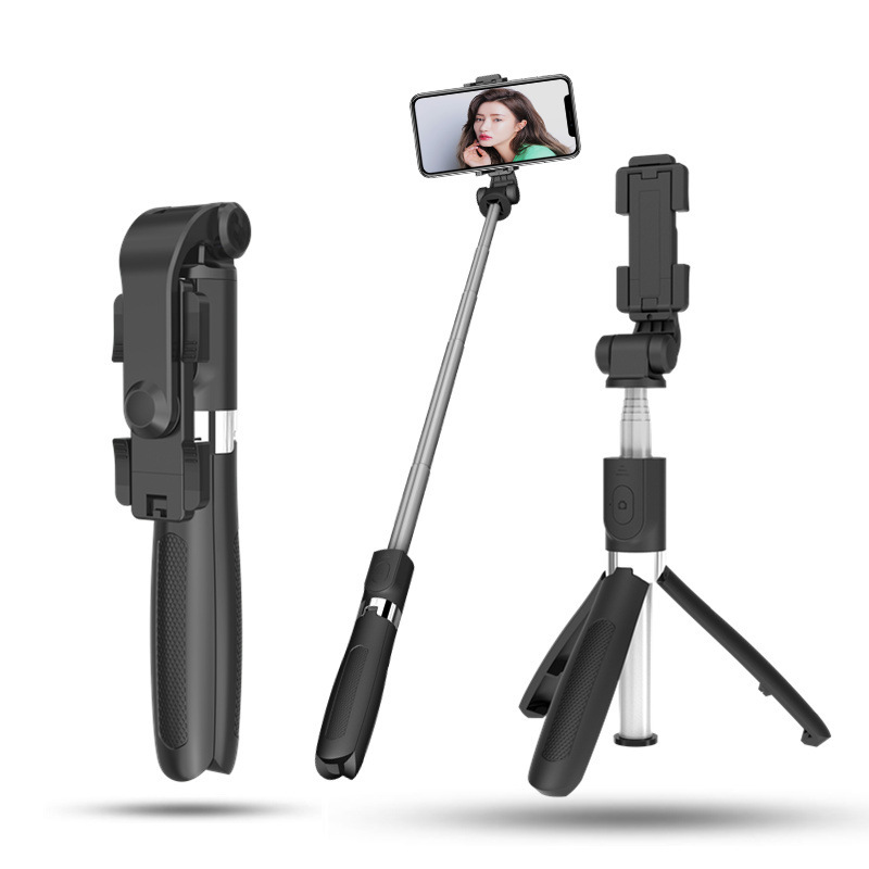 Stijl L01s Bluetooth Selfie Stick Universal Fotoshoot Nuttig Product Mini Draadloze Met Afstandsbediening Statief Live Houder