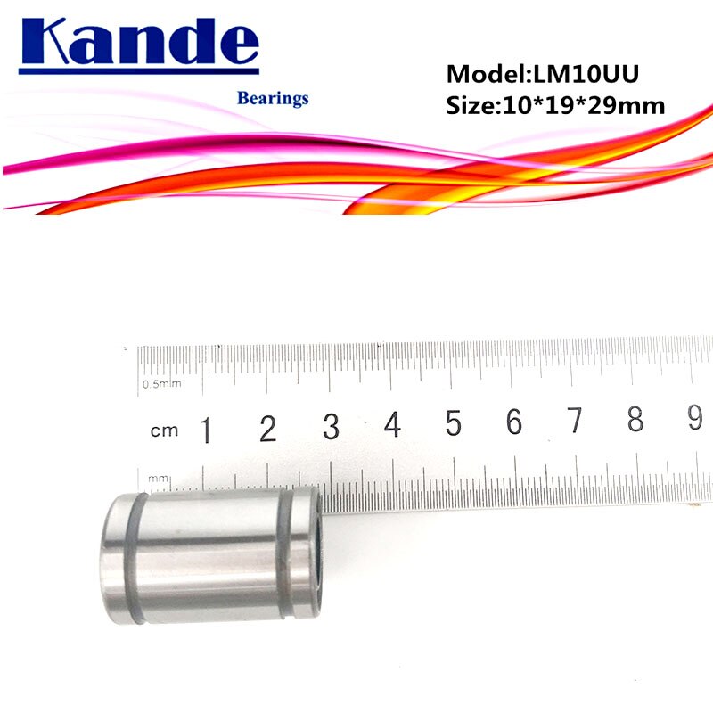 Lm10uu 1pc lm10 linjära lager 10 x 19 x 29 mm lm10 uu för 3d skrivare linjära lager  sm10uu