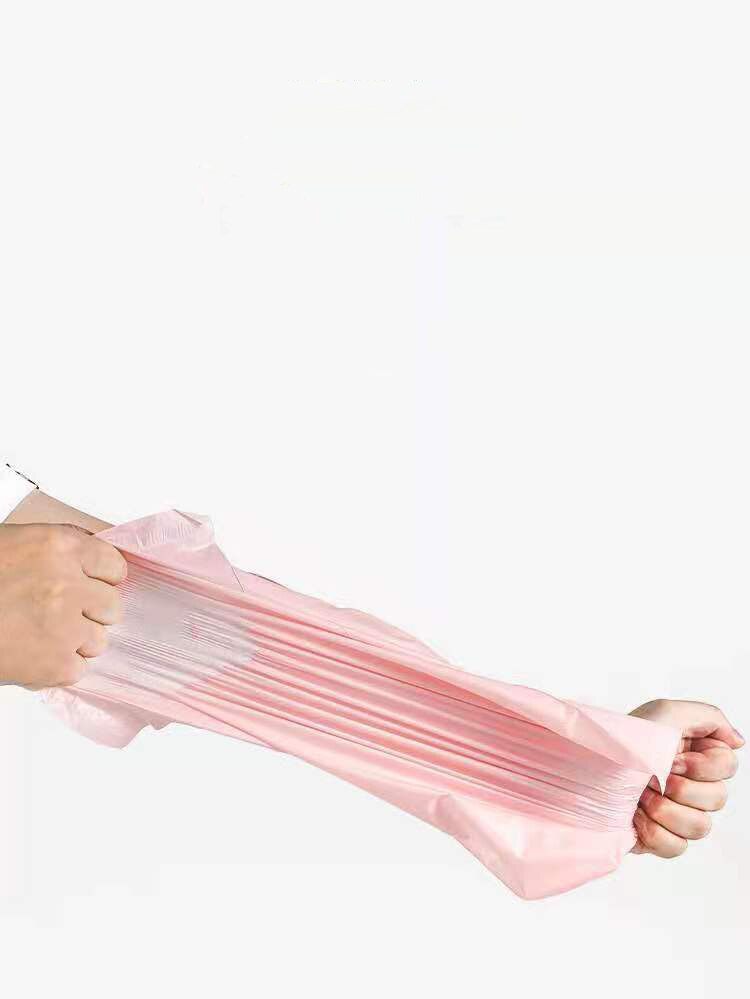 50Pcs/Lots PE Plastic Self-Seal Mailbag Light Pink Poly Envelope Waterproof Postal Courier Bags Package Packaging