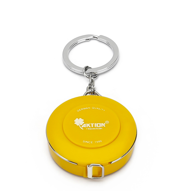 LMDZ 1Pcs 150cm/60inch Mini Retractable Portable Ruler Tape Measure Children Height Ruler Centimeter Inch Roll Tape Sewing Tools: Yellow