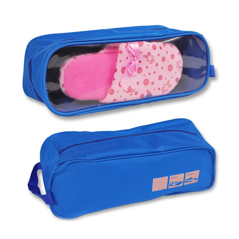 Football Boot Shoes Bag Sports Gym Rugby Hockey Carry Storage Case Waterproof Travel Shoes Bags AUG889: Blue