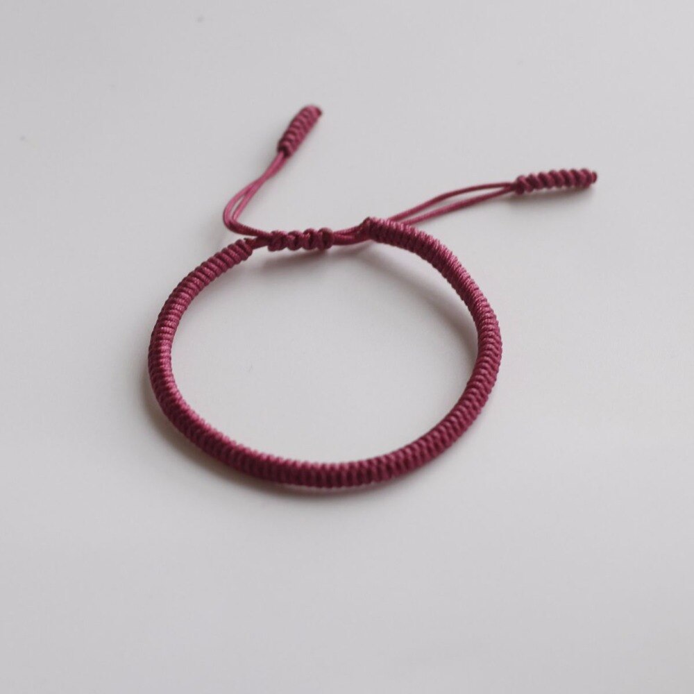 Tibetaanse boeddhistische handgemaakte knopen gelukskoord armband unisex boeddhistische sieraden maat verstelbaar dropshipping