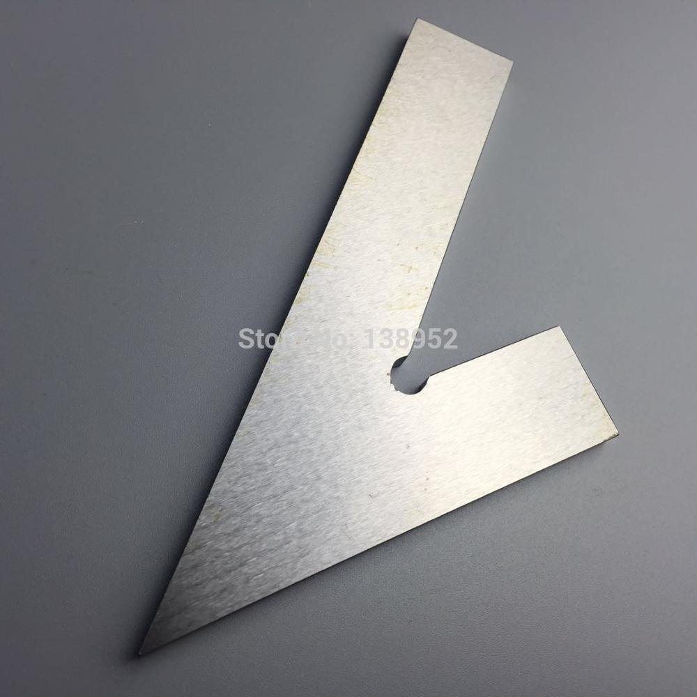 Dni standard 120*80mm 45 graders firkant med bred base rustfritt stål 45 grader industrifirkant