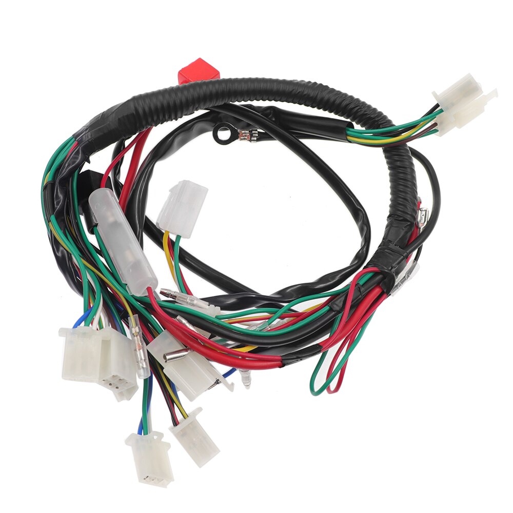 Start Electric Assembly Wiring for 50cc 70cc 90cc 110cc 125cc Motorcycle Dirt Bike ATV Quad Wire Harness: Wire harness