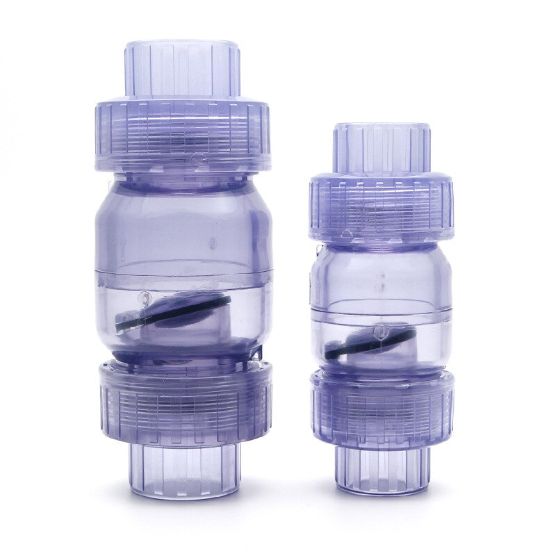 Flowcolour Check Valve, Water Pipe, Water Pump, One-way Valve, PVC Flap Type Fish Tank, Check Three-point Pipe Fittings