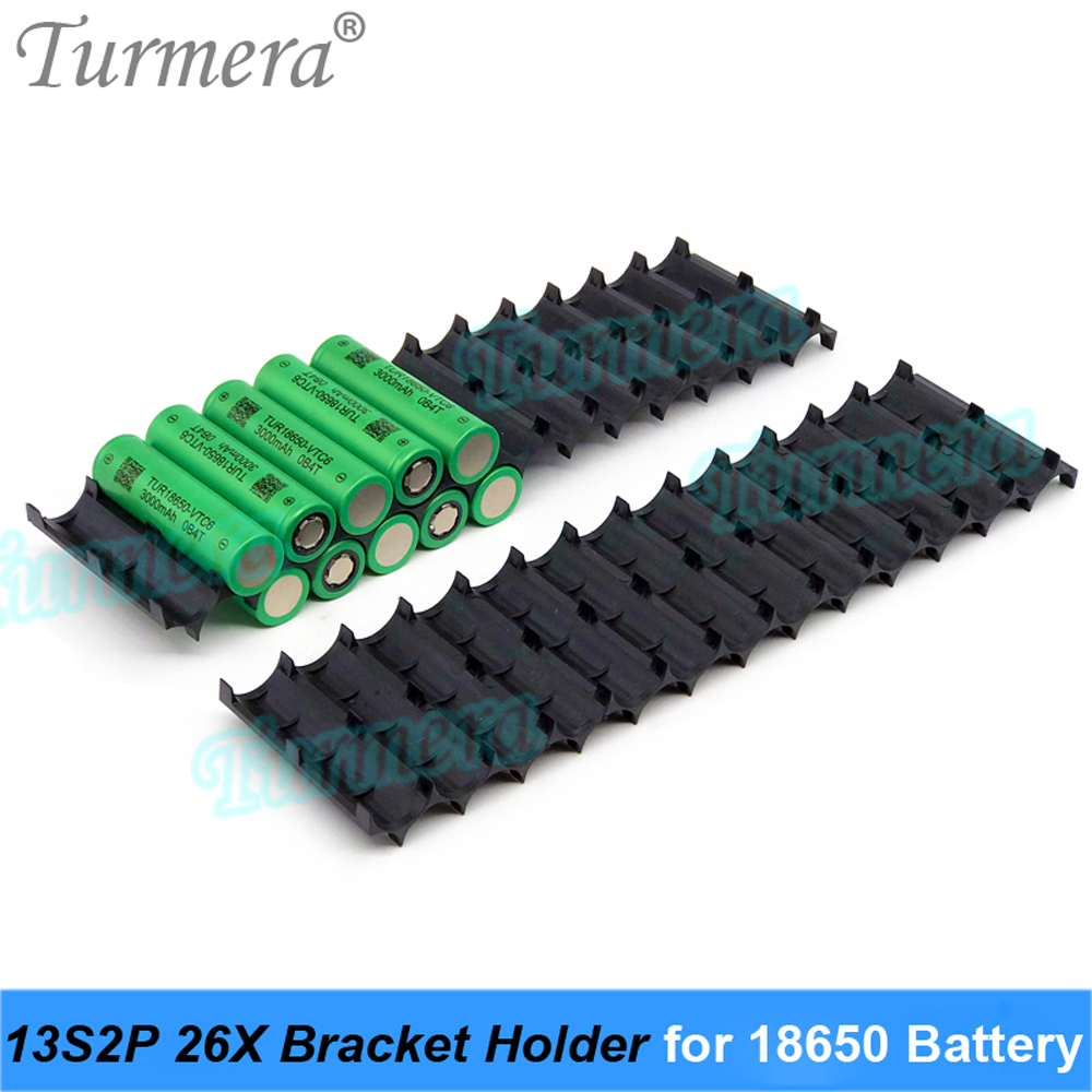 Turmera 18650 21700 support de batterie 10S 13S 2P support entretoise assembler pour 12V 36V 48V 72V vélo électrique ou batterie de scooter électrique utilisation