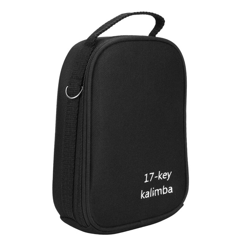 17Keys Kalimba Box Portable Thumb Piano Speaker Pickup Storage Bag Handbag Case: Default Title