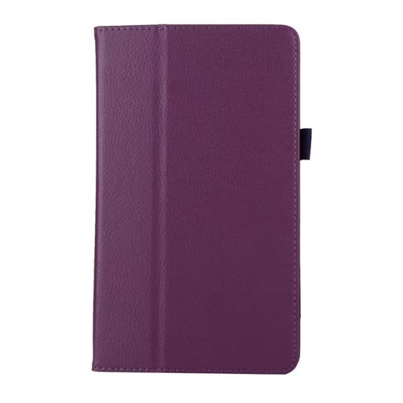 Für Huawei T3 8 Litschi Korn Leder Flip Abdeckung Fall für Huawei MediaPad T3 8,0 KOB-L09 KOB-W09 tablet fall stehen abdeckung: purple-li-zhi-2zhe