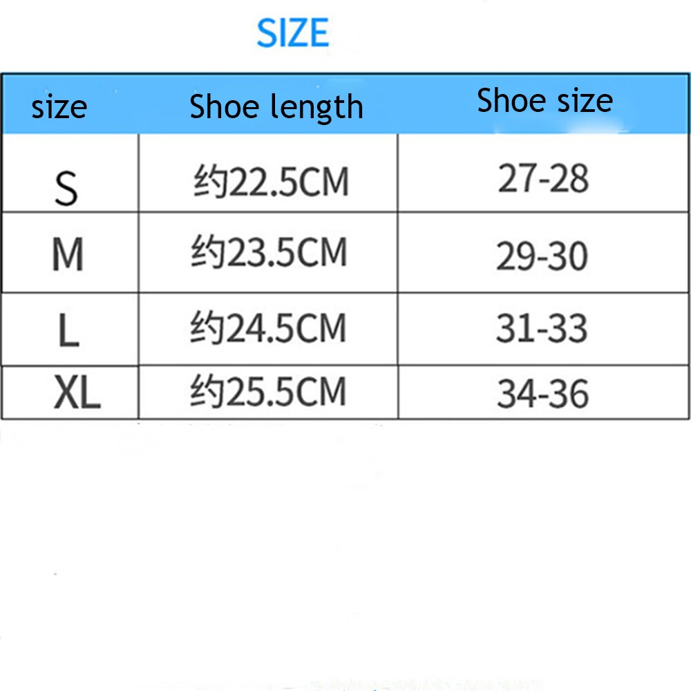Children's Waterproof Rainwater Reusable Shoe Cover Non-slip Zipper Rain Boots Overshoe High Shoe Cover
