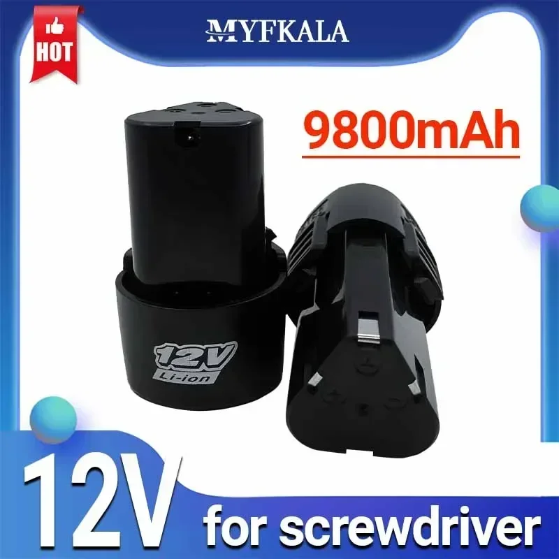 Batería De Litio Para Destornillador, Pila De Respaldo De 12V,9800mAh, 100% Origen, Larga Duración, Nueva, Gran Oferta