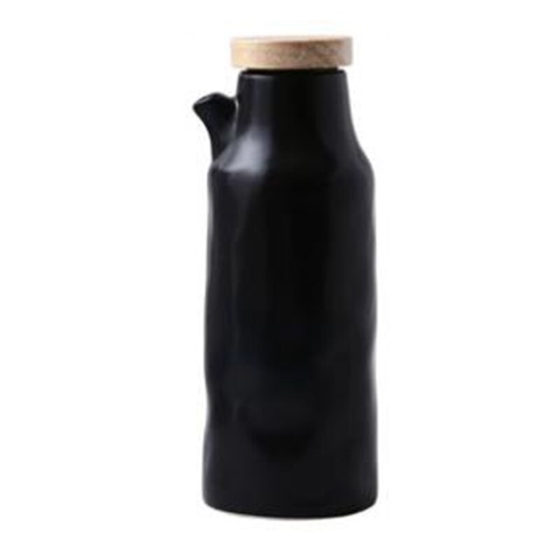 Kitchen Ceramic Sauce Pot Soy Sauce Pot Vinegar Bottle Household Soy Sauce Bottle Seasoning Bottle: Clear