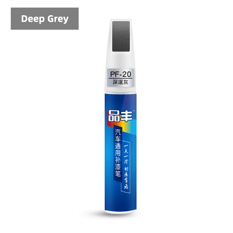20 Colors Car Paint Scratch Repair Agent Auto Touch Up Pen Car Care Scratch Clear Remover Paint Care Car Mending Fill Paint Pen: deep grey