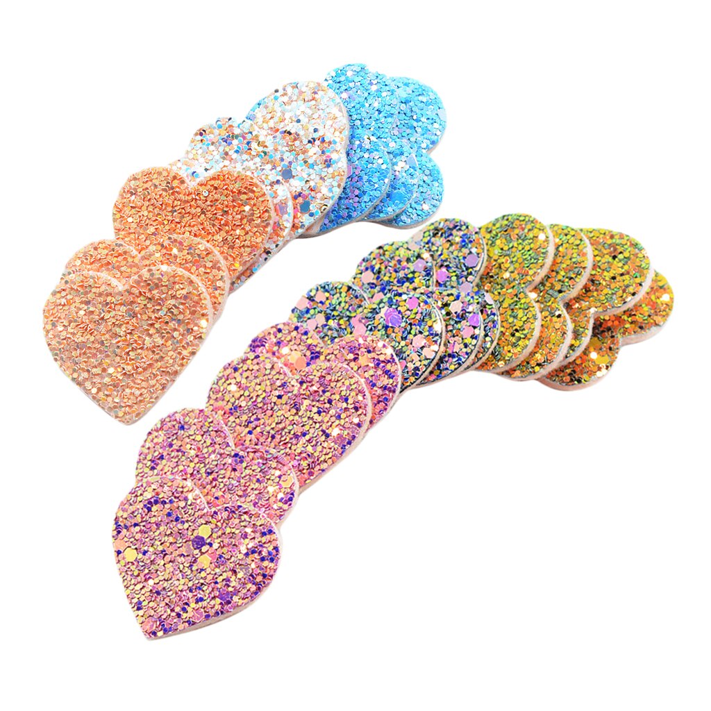 20x Padded Vilt Hart W Sequin Applicaties Versieri Grandado 20x-padded-vilt-hart-w-sequin-applicaties-versieri-grandado