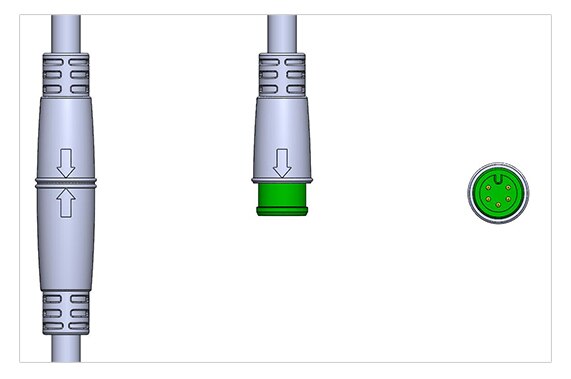 Julet Mini Connector 2 3 4 5 6 Pin Waterdichte Pulg Kabel Elektrische Fiets Ebike Verlengkabel Connector Voor Ebike onderdelen: 5 Pin Male 3PCS