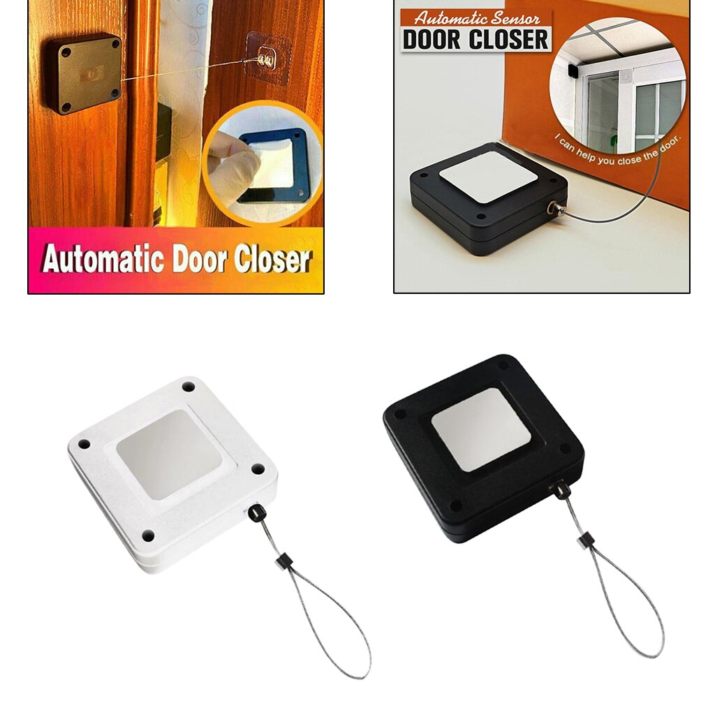 Punch-Free Automatic Sensor Door Closer, Automatic Door Closer for All Door
