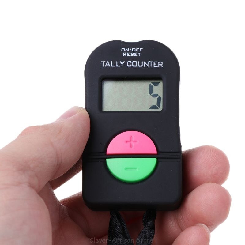 Electronic Counter Work Count Person Flow Point Device Manual Chanting Display Button Add Subtract Counter Au 21 20