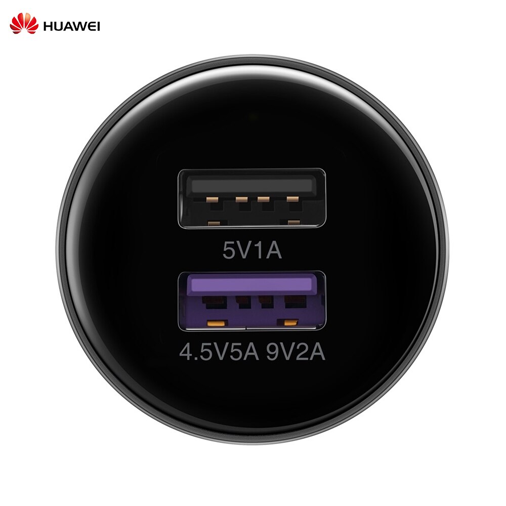 Cargador de teléfono para coche Huawei SuperCharge AP38 22,5 W, 4,5 V 5A, doble salida de USB-A, Cable de USB-C, carga rápida para Huawei Mate 30 Pro