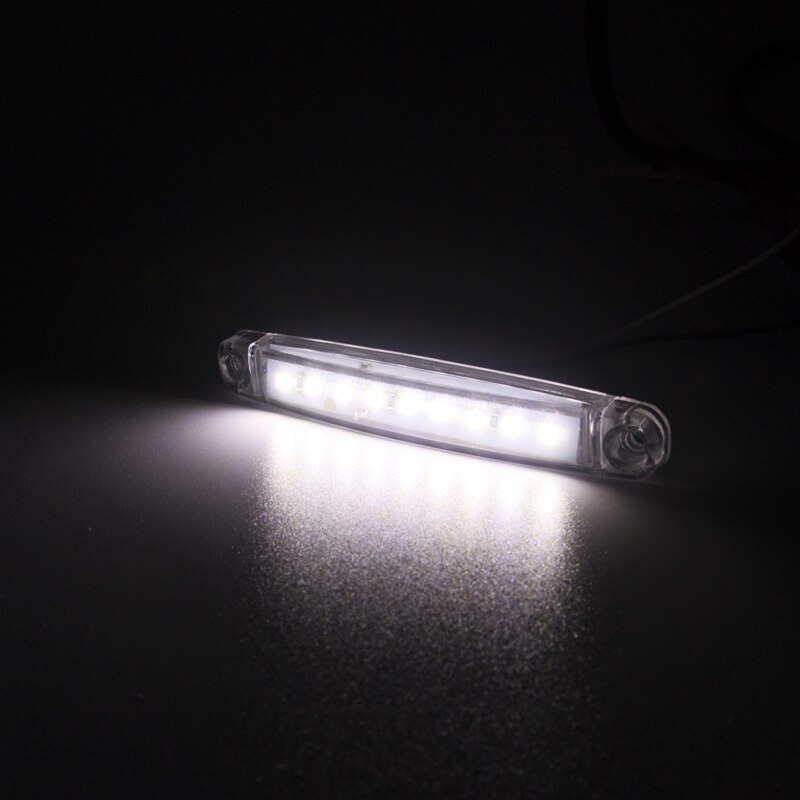 30x 12V-24V 9 LED Side Marker Brake Turn Signal Indicator Lamp Warning Light Clearance Auto Car Bus UTE Trailer Truck Lorry