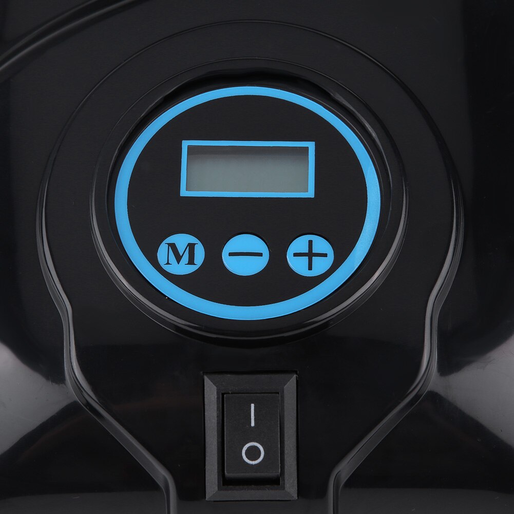 12V Digital Tire Inflator Portable Air Compressor Pump 100 PSI For Car Tire Ball Air Boat Cigarette Lighter Plug Nozzle Adapters