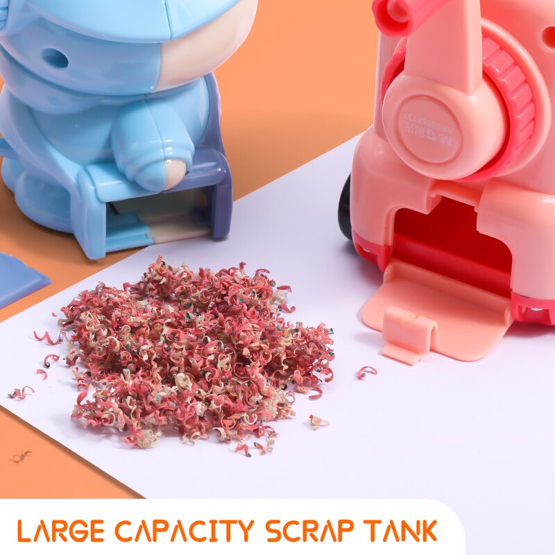 M & G-afilador de lápices mecánico automático, suministros de oficina, papelería creativa bonita para la escuela
