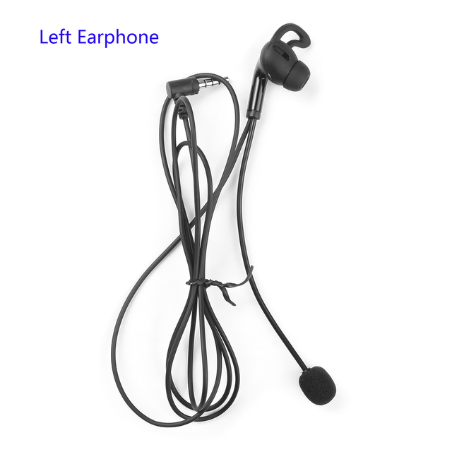 1Pcs EJEAS Referee In-ear Earphones Full Duplex For EJEAS V6 V4 Plus FBIM Intercoms 3.5mm/Type-C Optional: Blue