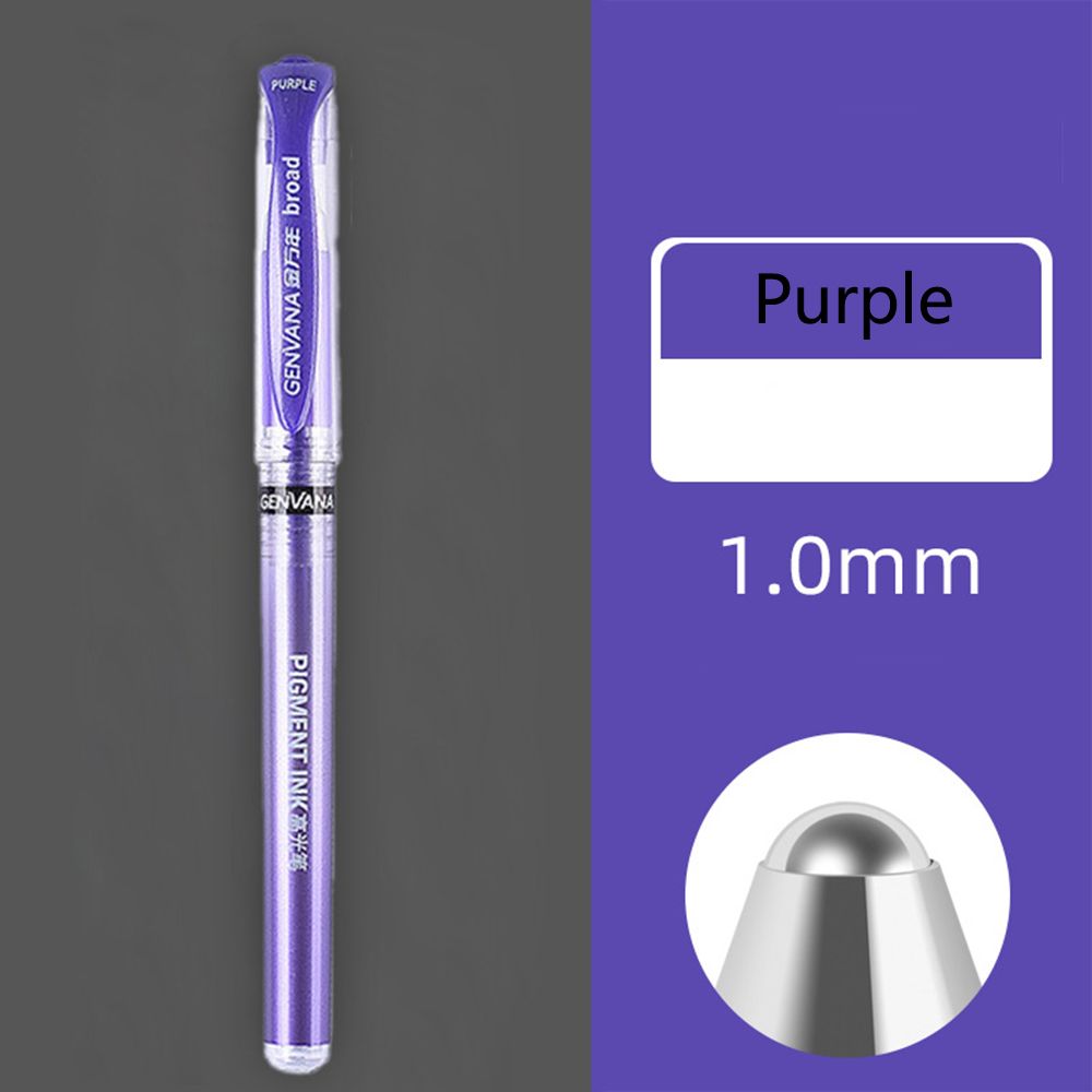1Pc 1.0mm Japan Sakura Gelly Roll Gel Ink Pen Set Gold White Silver Metallic Sketch Highlight Marker Pen Drawing Art Supplies: 1.0mm Purple