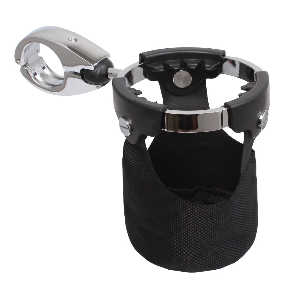 Portavasos Universal para motocicleta, soporte giratorio de 360 °, cesta de bebidas para manillar de 7/8 "y 1", 1-1/4 ", para Harley, Honda, Yamaha, Suzuki