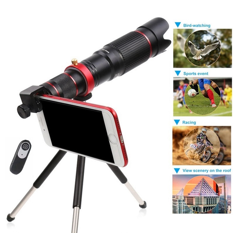 Universele 4K 36x Zoom Mobiele Telefoon Telescoop Lens Tele Externe Smartphone Camera Lens Voor Iphone Sumsung Huawei Alle Telefoon